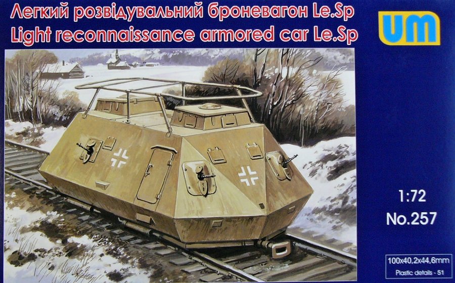 1/72 Light reconnaissance armored car Le.Sp