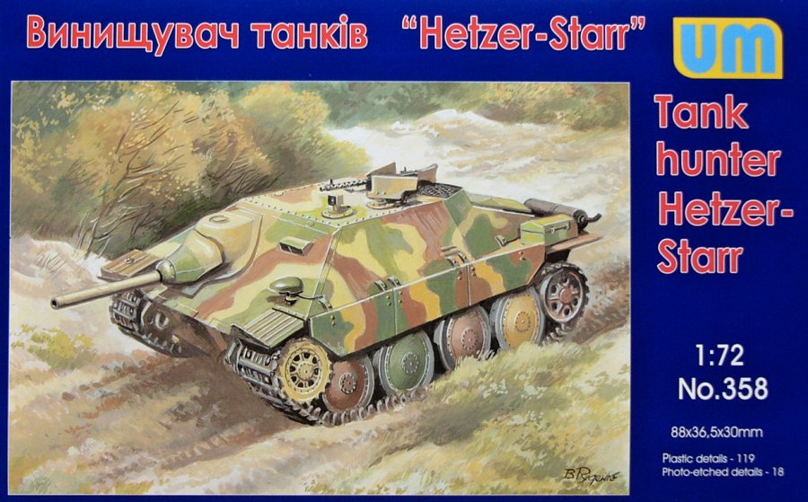 1/72 Hetzer-STARR tank Hunter