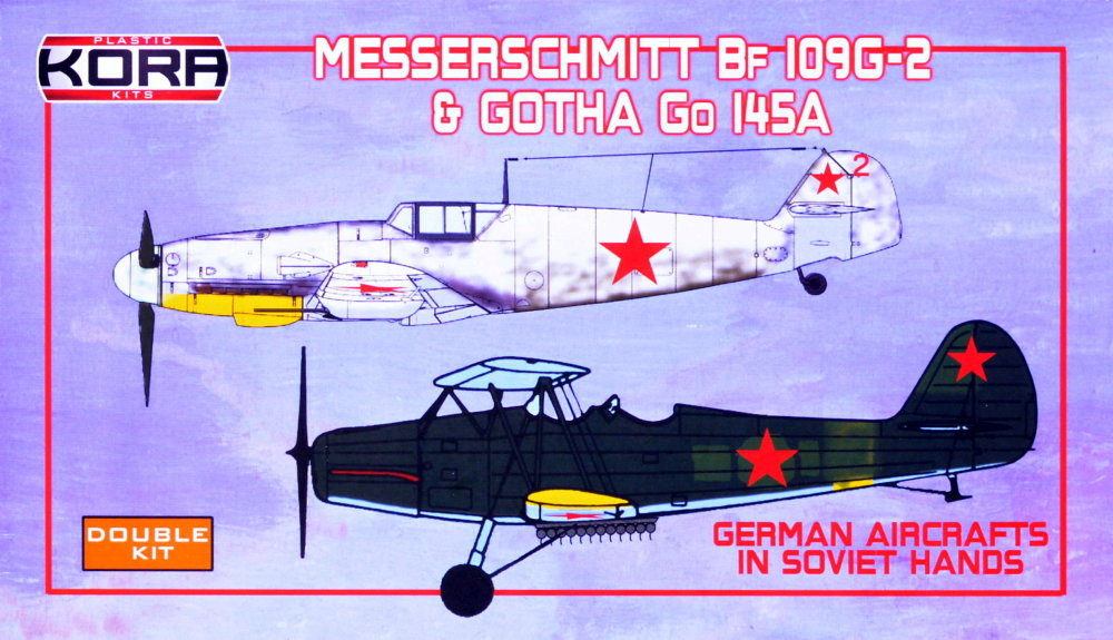 1/72 Bf 109G-2&Go 145A in Soviet Hands 2-in-1