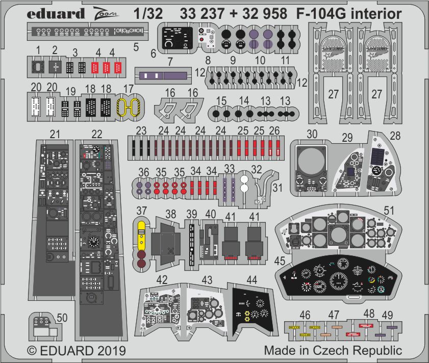 1/32 F-104G interior (ITA)