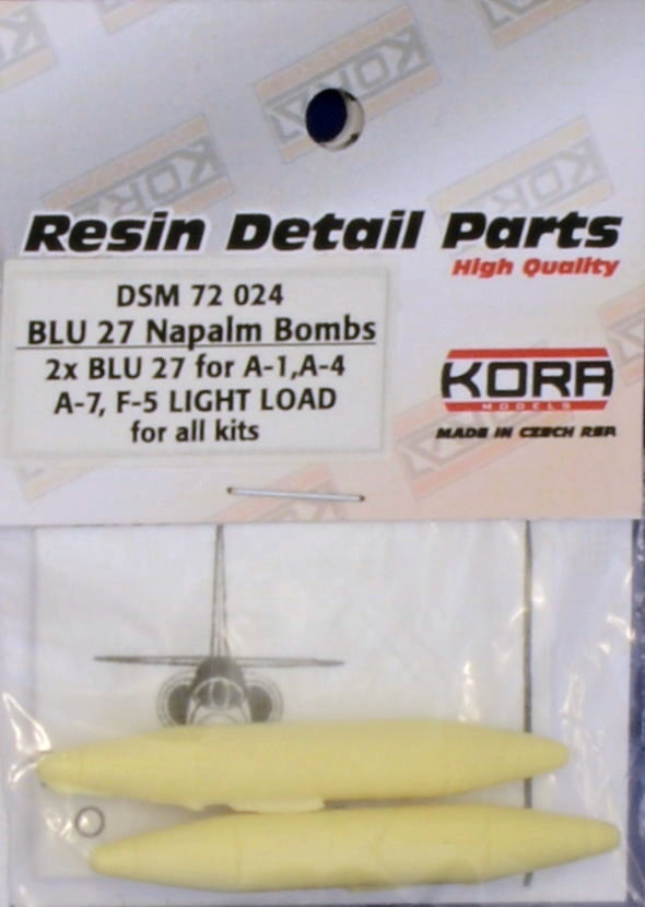 1/72 BLU 27 Napalm Bombs 'Light Load' (2 pcs.)