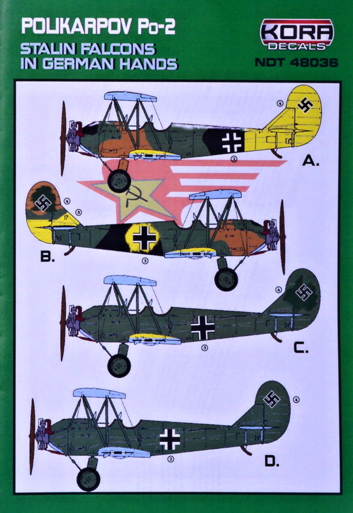 1/48 Decals Polikarpov Po-2 in German hands