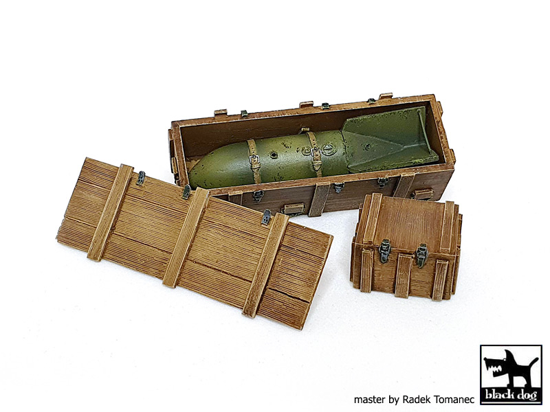 MODELIMEX Online Shop | 1/32 Luftwafe WWII bomb SC250 + crate box No.2 ...