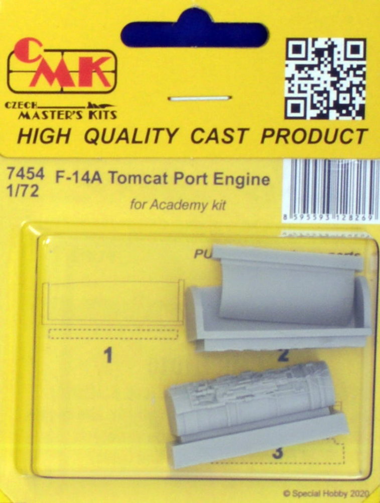 1/72 F-14A Tomcat Port Engine (ACAD)