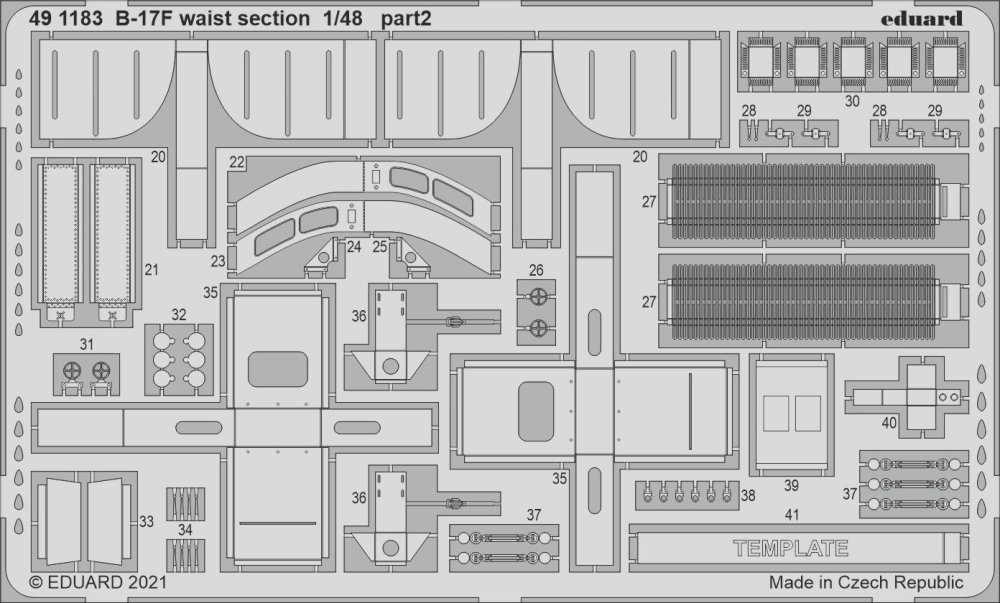 SET B-17F waist section (HKM)