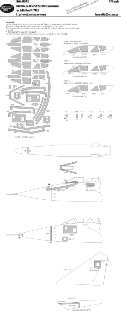 1/48 Mask MiG-31BM w/ KH-47M2 EXPERT (HOBBYB)