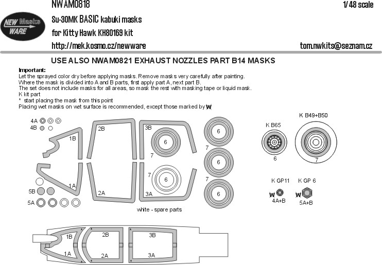 1/48 Mask Su-30MK BASIC (KITTYH 80169)