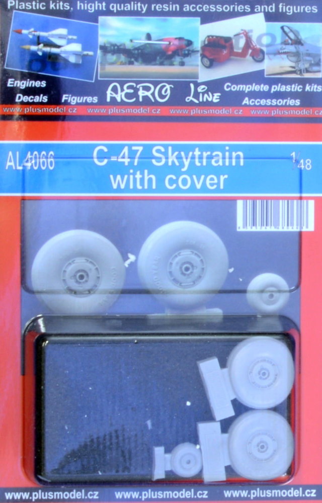 1/48 C-47 Skytrain - wheels with cover