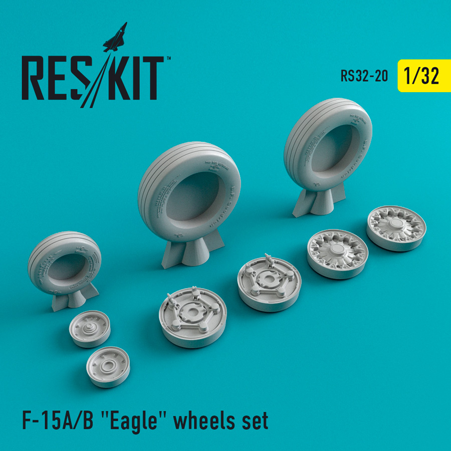 1/32 F-15 (A/B) Eagle wheels set