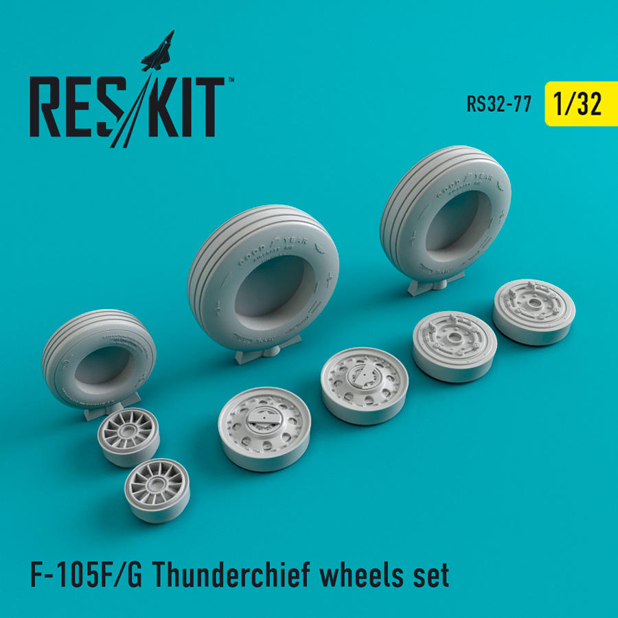 1/32 F-105 (F,G) wheels set