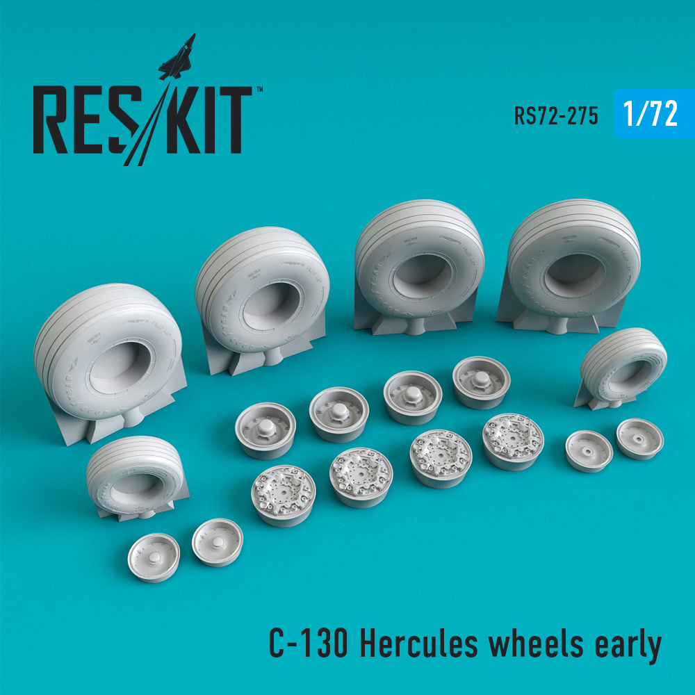 1/72 C-130 Hercules wheels early (ZVE,ITAL)