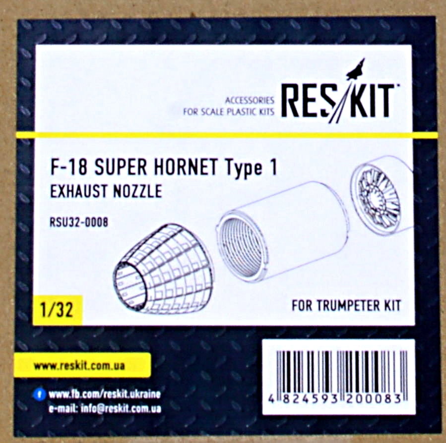 1/32 F-18 (E/G) SUPER HORNET Type 1 exh.nozzles