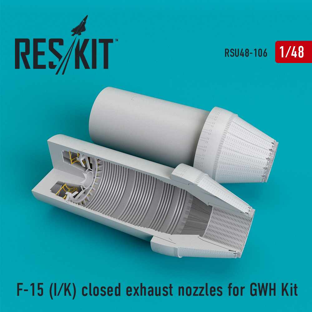 1/48 F-15 (I/K) closed exhaust nozzles (GWH)