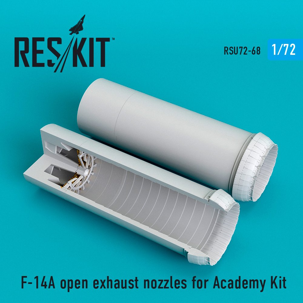 1/72 F-14A open exhaust nozzles (ACAD)