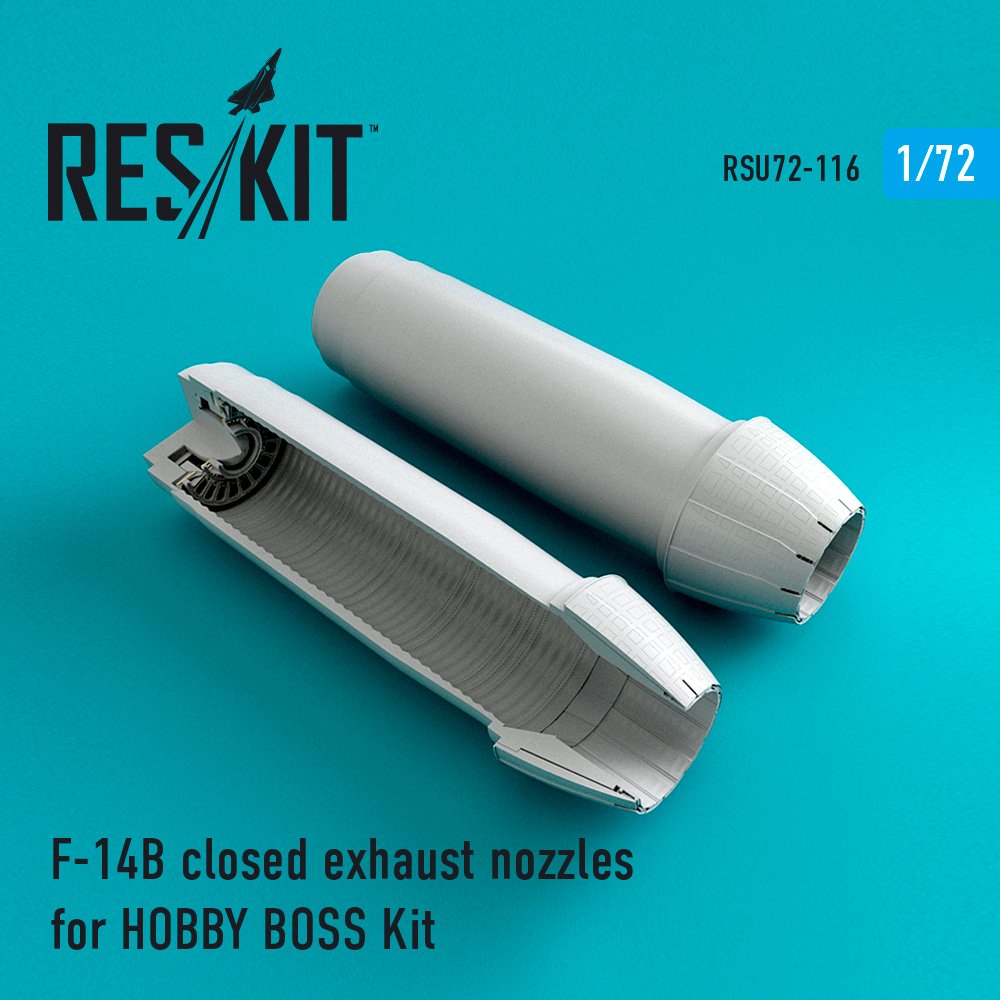 1/72 F-14 (B/D) closed exhaust nozzles (HOBBYB)