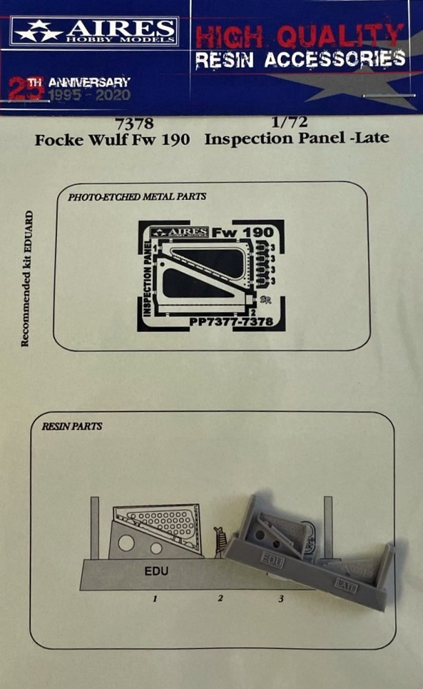 1/72 Fw 190 inspection panel - late (EDU)