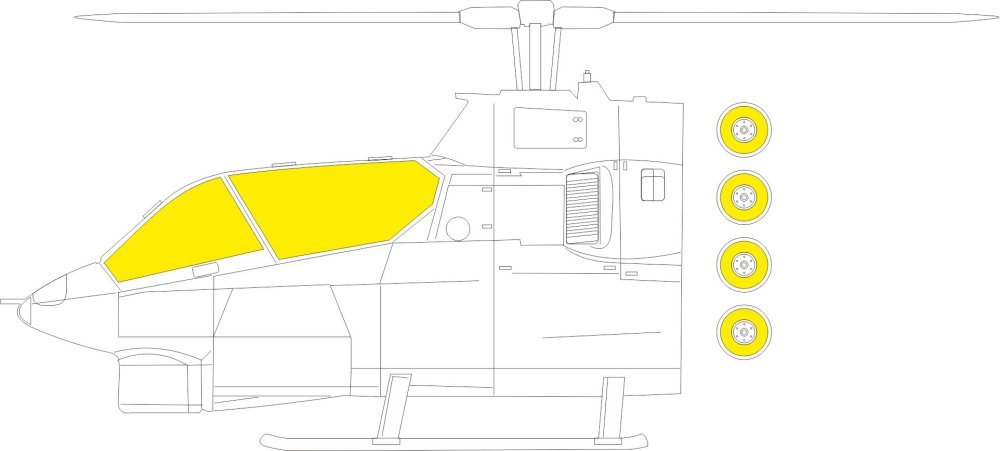 Mask 1/48 AH-1G (SP.HOB.)