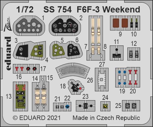 1/72 F6F-3 Weekend (EDU)