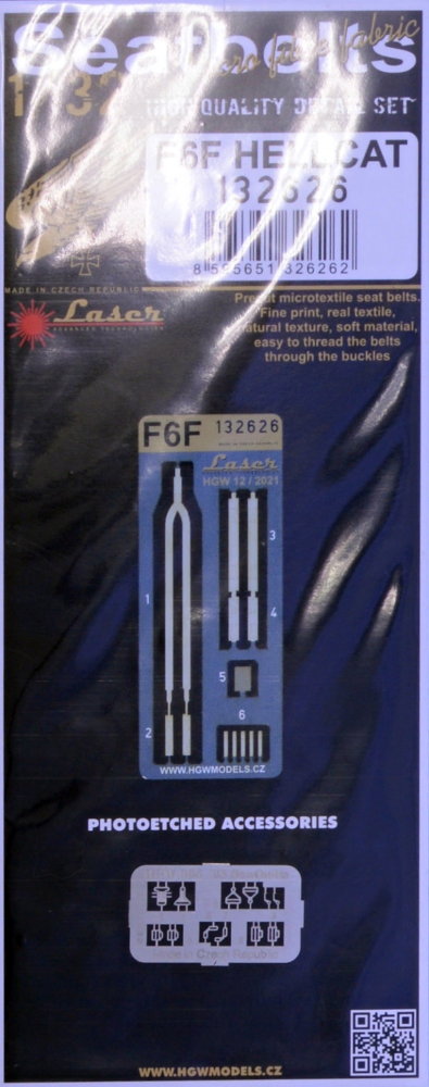 1/32 Seatbelts F6F Hellcat (laser)