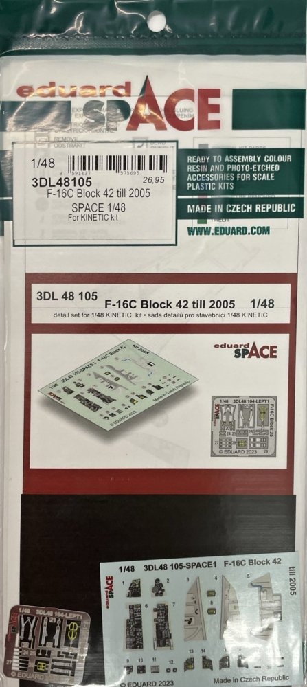 1/48 F-16C Block 42 till 2005 SPACE (KIN)