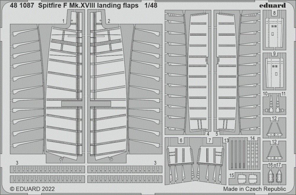 SET Spitfire F Mk.XVIII landing flaps (AIRF)