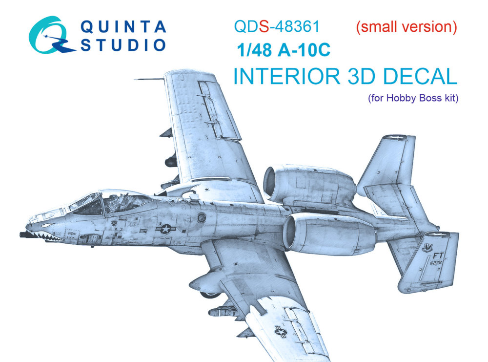 1/48 A-10C 3D-Printed&col. Interior (HOBBYB) SMALL