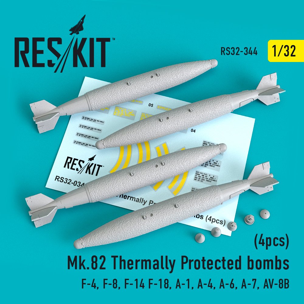 1/32 Mk.82 Thermally Protected bombs (4 pcs.)