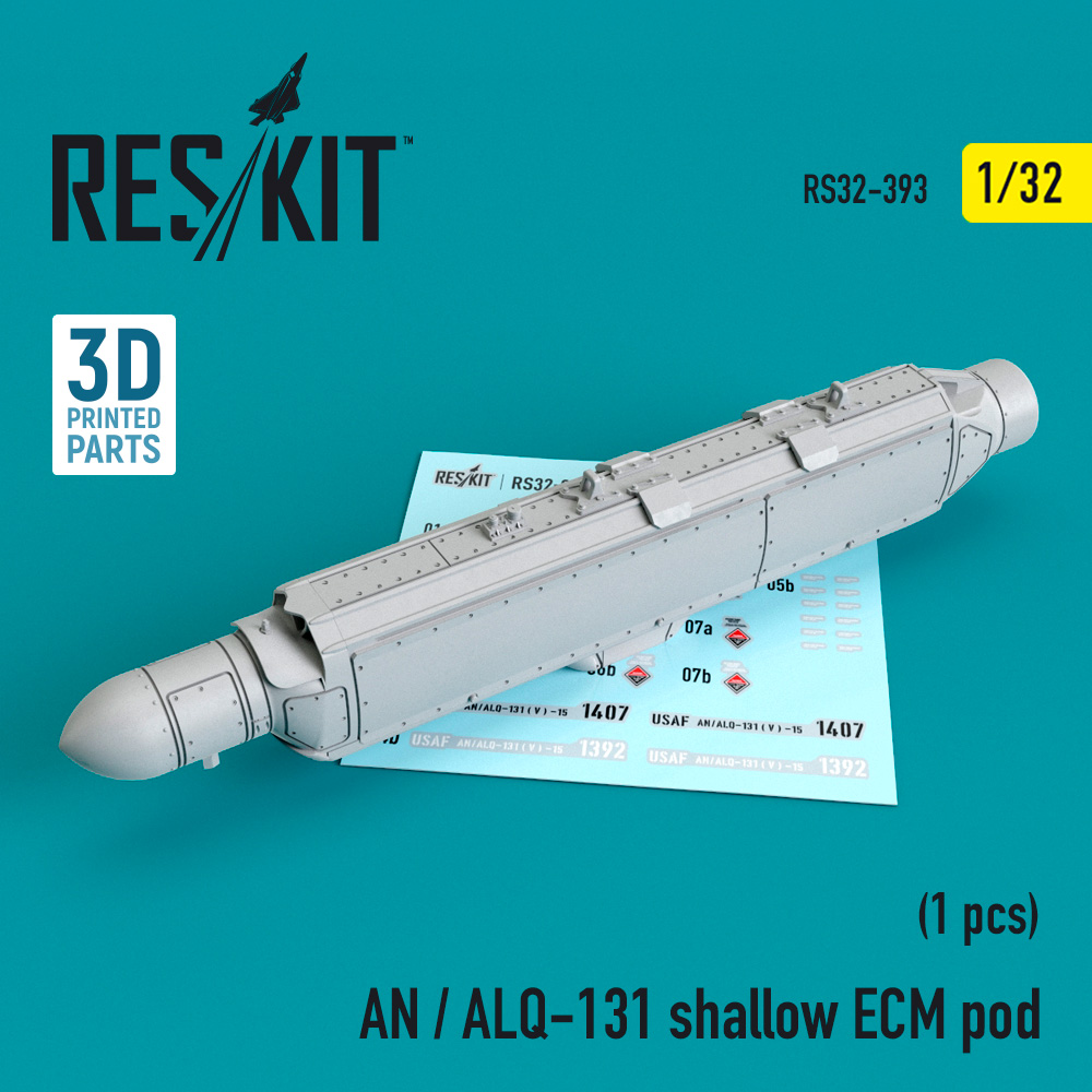 1/32 AN / ALQ-131 shallow ECM pod