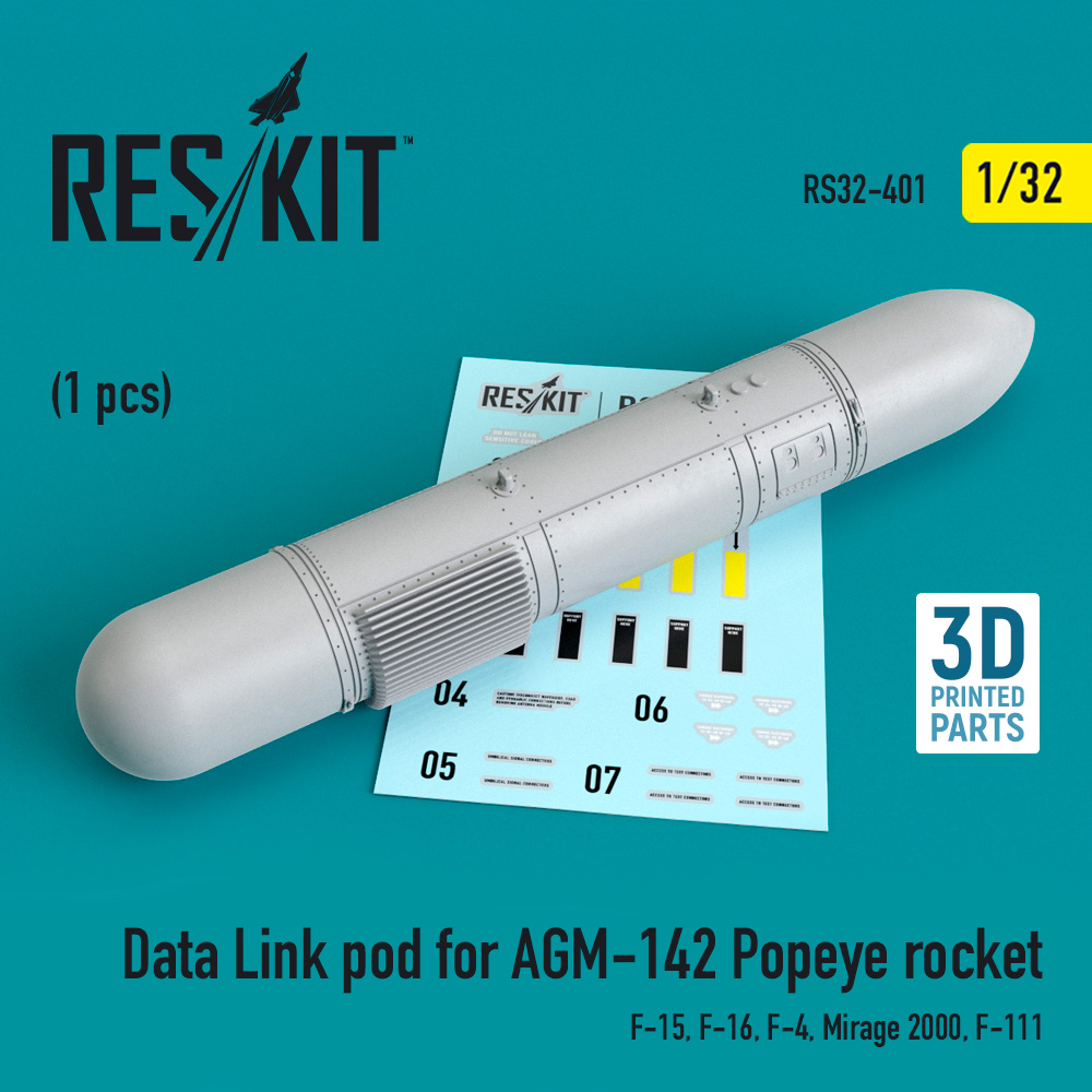 1/32 Data Link pod for AGM-142 Popeye rocket