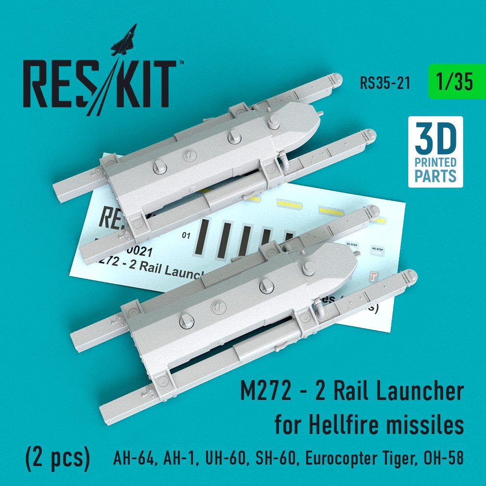 1/35 M272 - 2 Rail Launcher for Hellfire missiles 