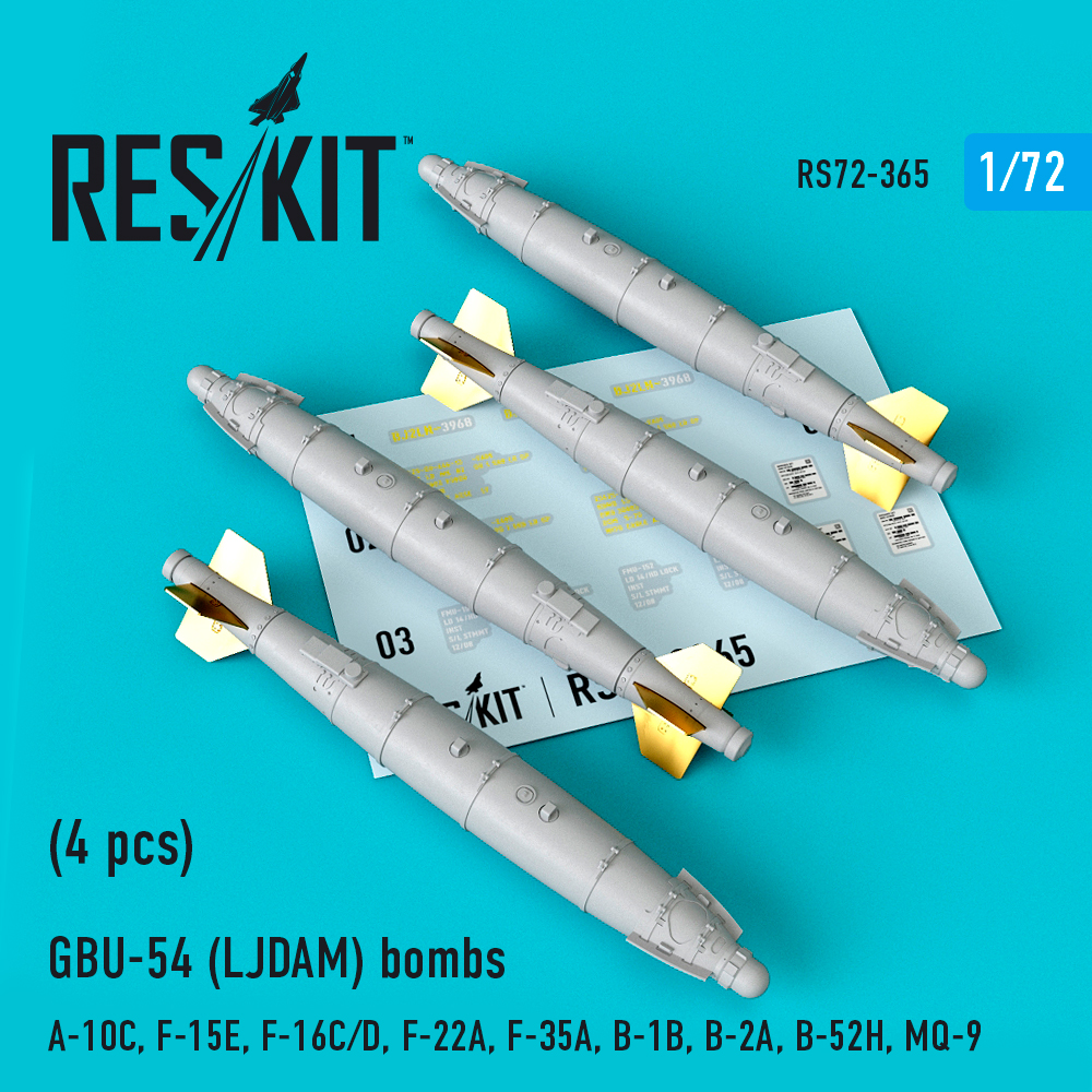 1/72 GBU-54 (LJDAM) bombs (4 pcs.) 