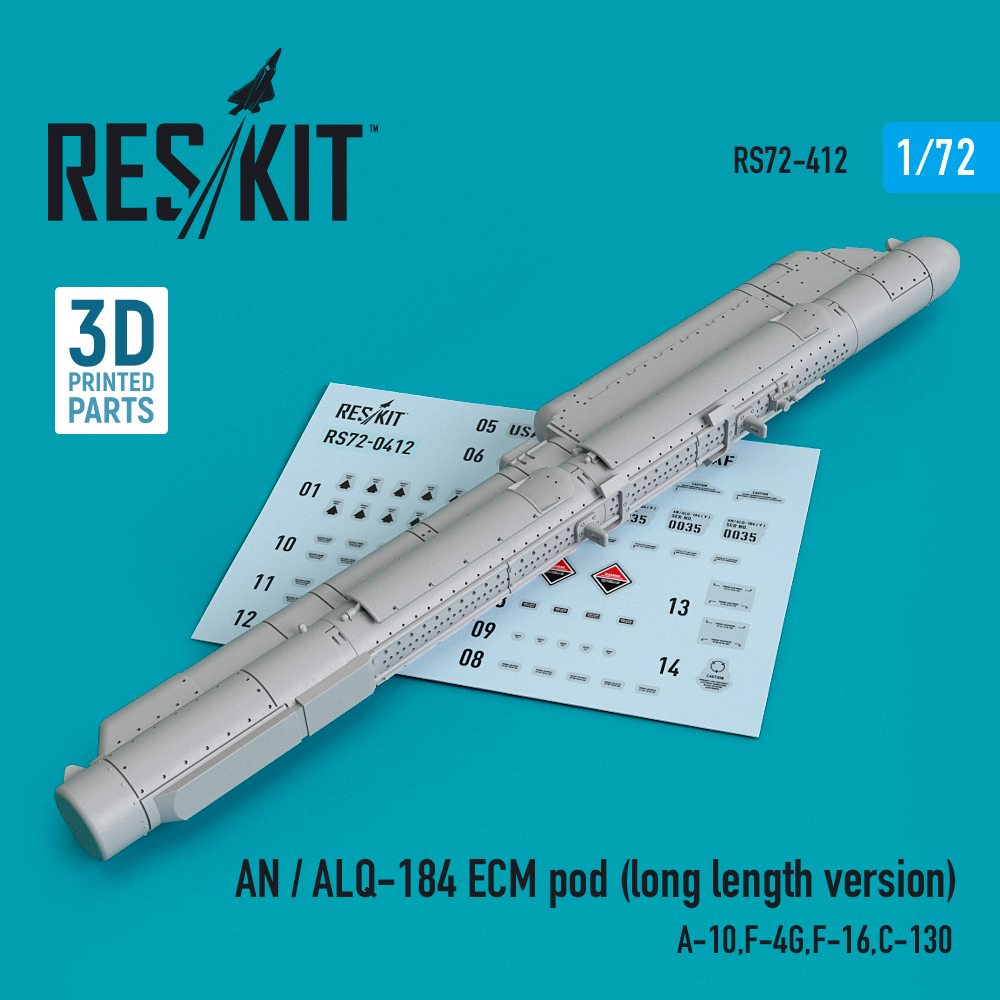 1/72 AN / ALQ-184 ECM pod (long length version)