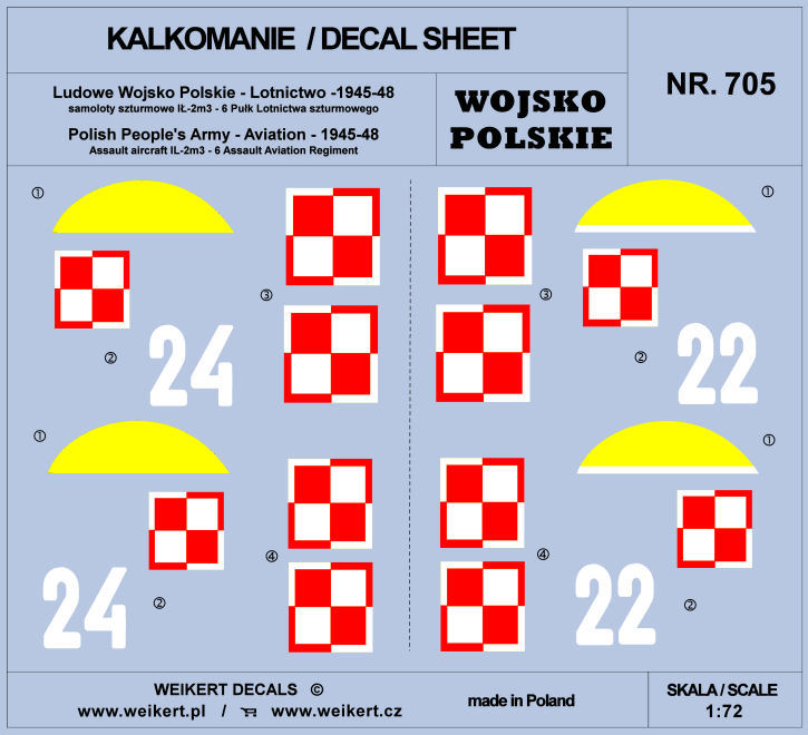 1/72 Markings for IL-2 M3 attack aircraft - pt.3