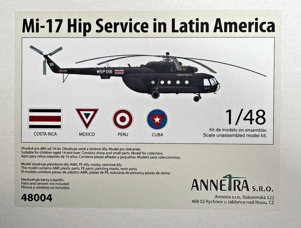 1/48 Mi-17 HIP Latin America (Limited Edition)