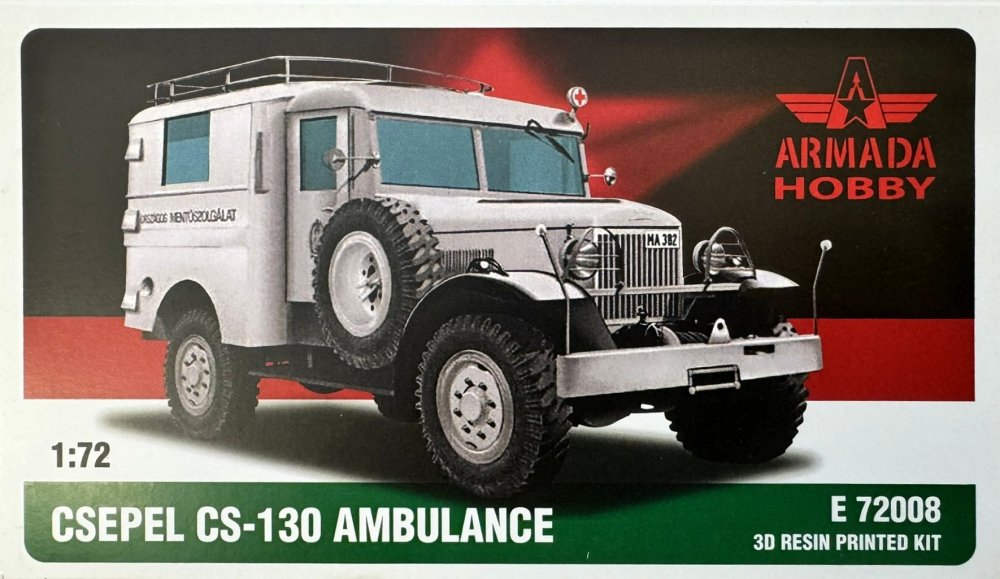 1/72 CSEPEL CS-130 Ambulance (3D resin kit)