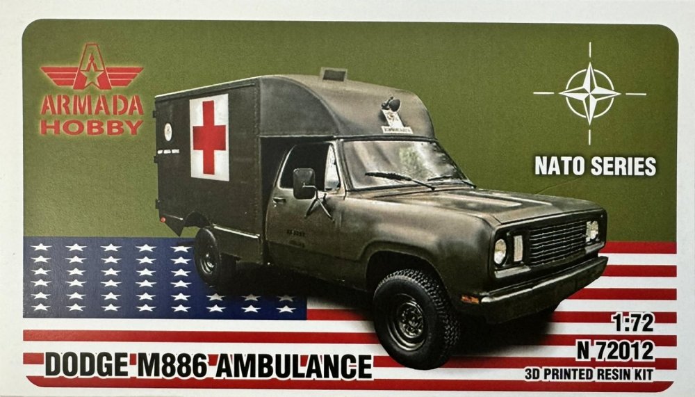 1/72 Dodge M886 Ambulance (3D resin kit)