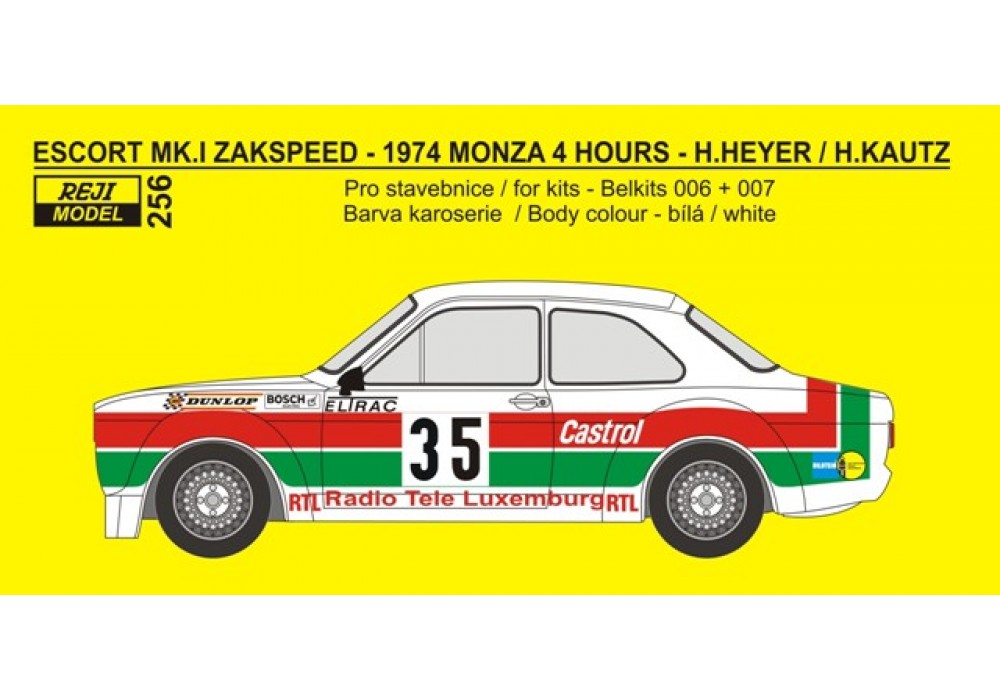 1/24 Transkit Fort Escort Mk.I Zakspeed ETCC 1974