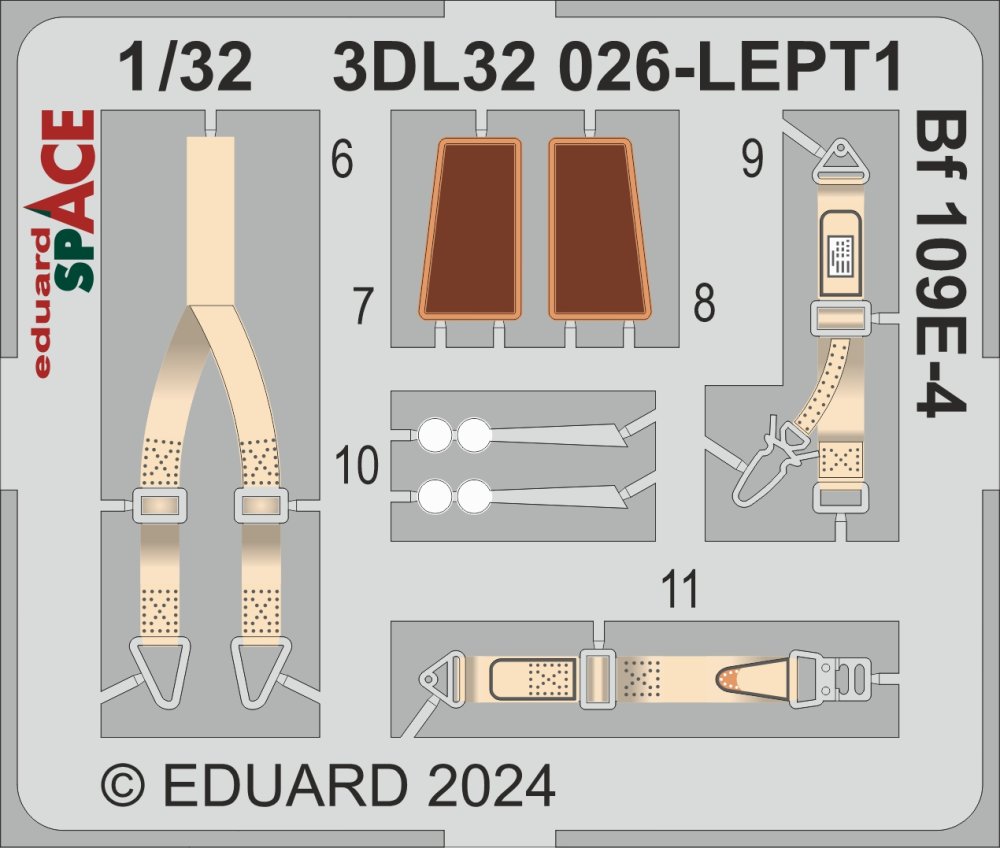 1/32 Bf 109E-4 SPACE (EDU)