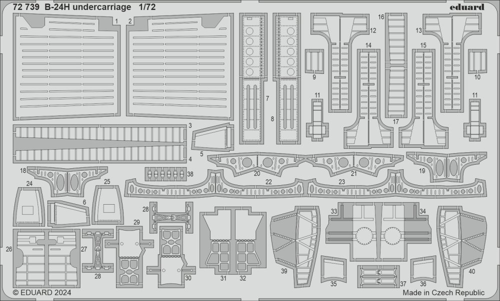 SET B-24H undercarriage (AIRF)
