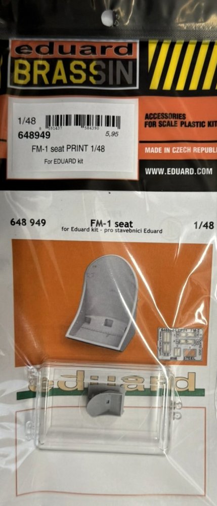 BRASSIN 1/48 FM-1 seat PRINT (EDU)