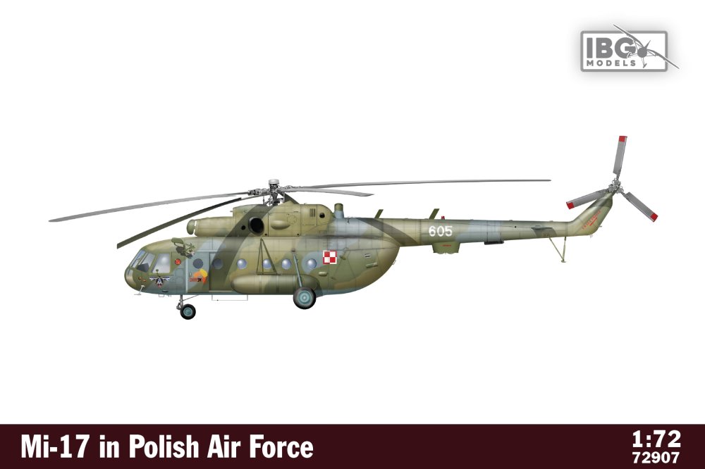 1/72 Mi-17 in Polish Air Force (7x camo, HOBBYB)