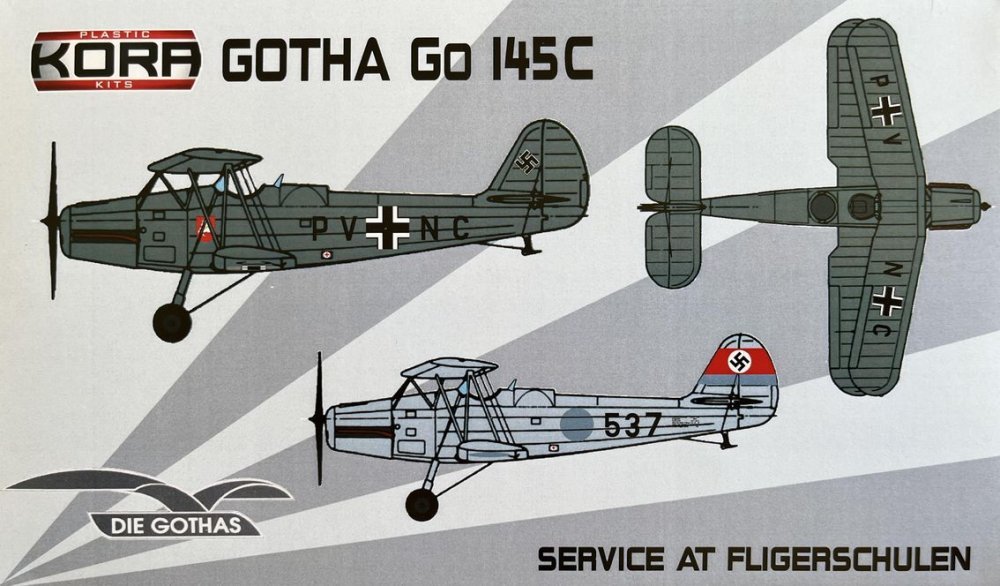 1/72 Gotha Go 145C Service at Fligerschulen