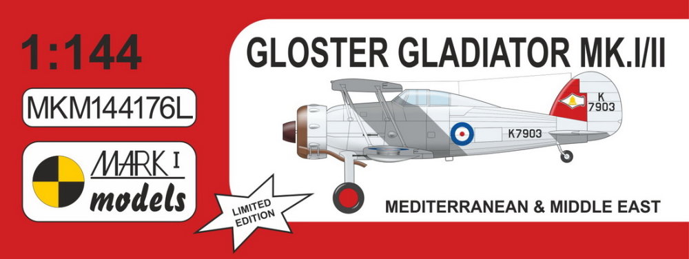 1/144 Gl.Gladiator Mk.I/II Mediterr.& Middle East