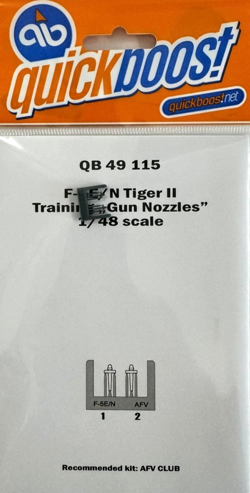 1/48 F-5E/N Tiger II training 'gun nozzles' (AFV)