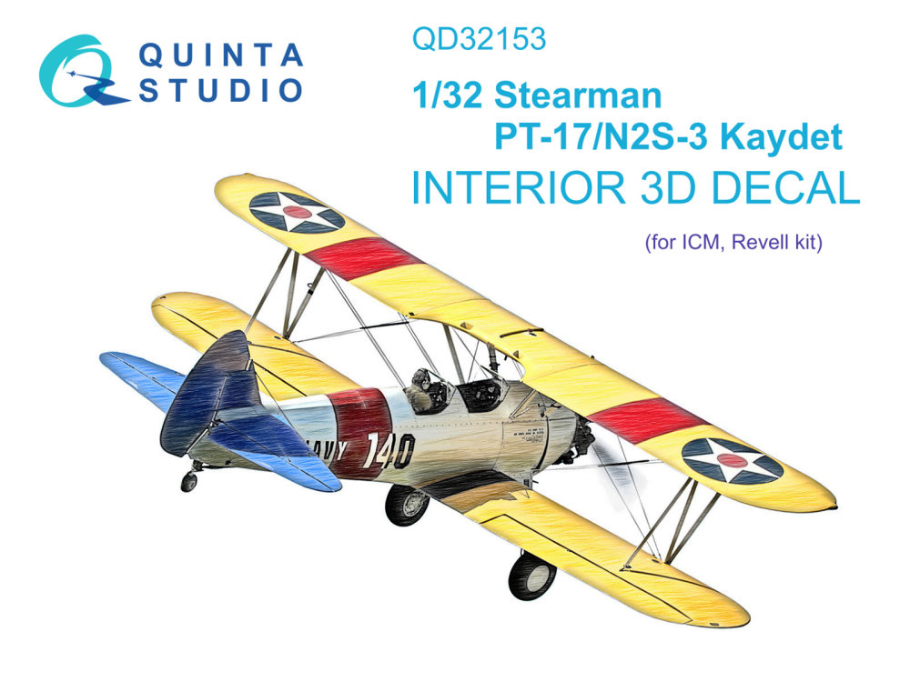 1/32 Pt-17/N2S-3 Kaydet 3D-Pr.&col.Interior (ICM)