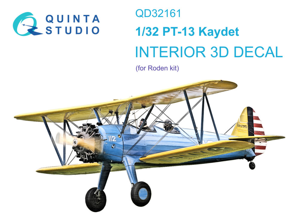 1/32 PT-13 Kaydet 3D-Print.&col.Interior (RDN)