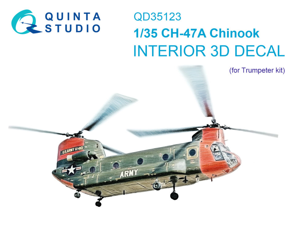 1/35 CH-47A 3D-Print.&col.Interior (TRUMP)