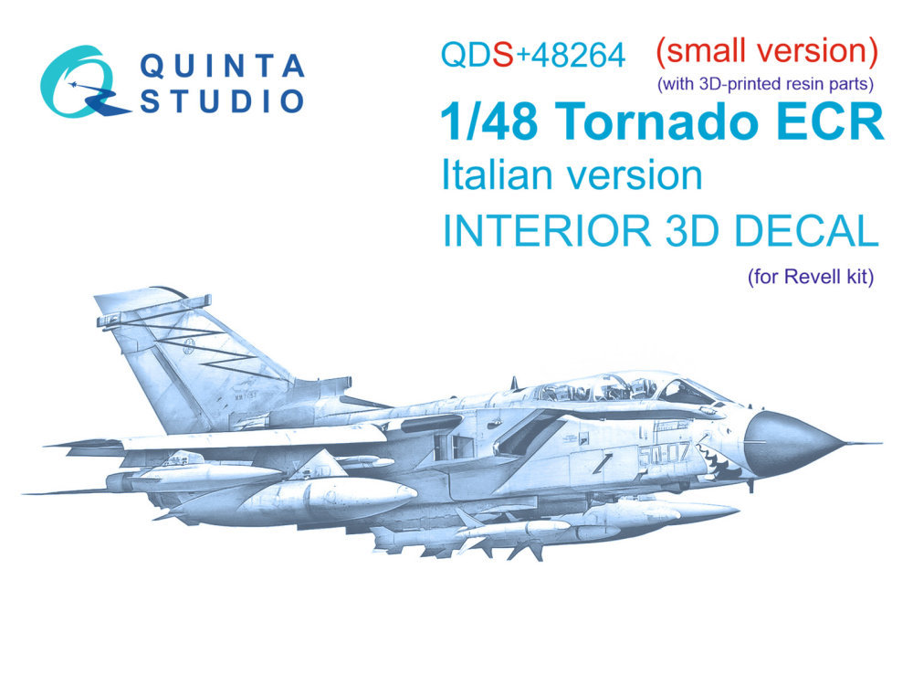 1/48 Tornado ECR Italian 3D-Print.&col.Int. SMALL