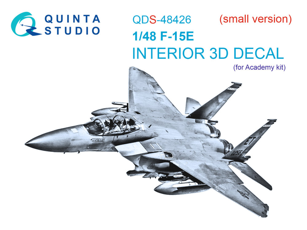 1/48 F-15E 3D-Print.&col.Interior (ACAD) SMALL