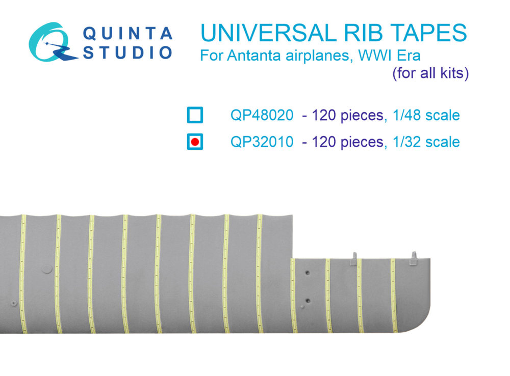1/32 Universal rib tapes for Antanta, WWI/Post-WWI